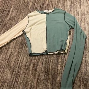 Adika long sleeve crop top